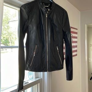 Black leather express jacket- in great condition very gently worn